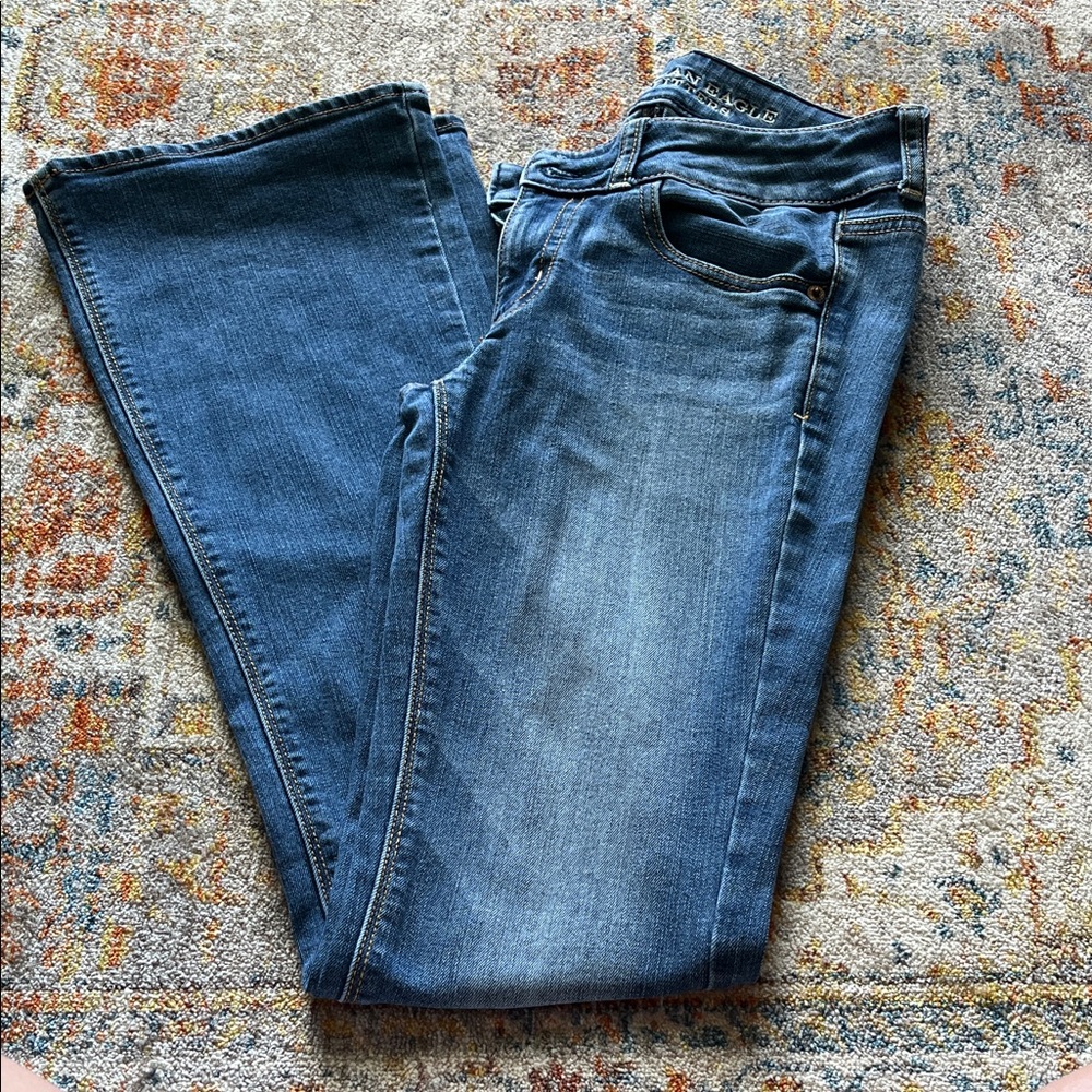 American Eagle kick artist flare jeans
